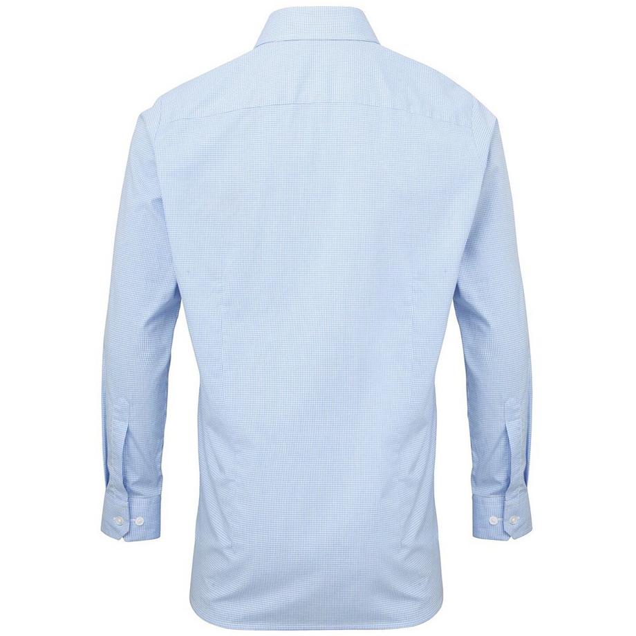 PREMIER Chemise Micro Carreaux Manches Longues  
