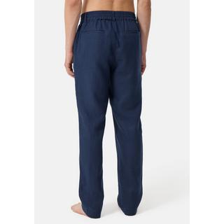 CASH-MERE.CH Pantalon Chino Long en Lin  