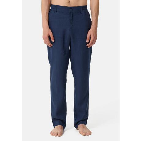 CASH-MERE.CH Pantalon Chino Long en Lin  