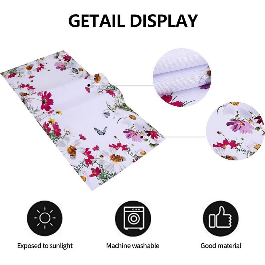 Alopini Chemin de table en lin Chemin de table lavable  