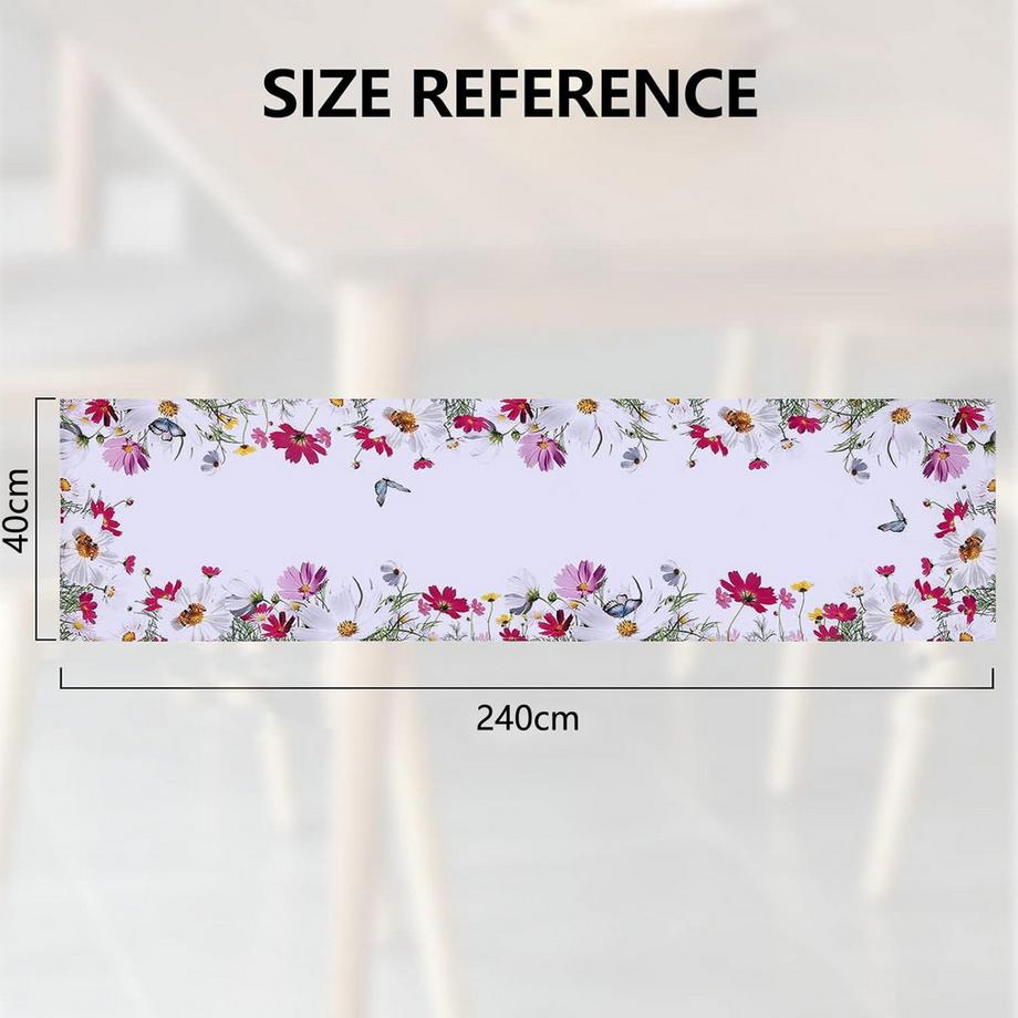 Alopini Chemin de table en lin Chemin de table lavable  