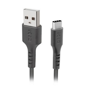 SBS TECABLEMICROC30K câble USB 1,5 m USB 3.2 Gen 1 (3.1 Gen 1) USB A USB C Noir