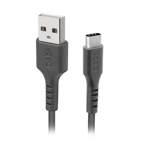 SBS  SBS TECABLEMICROC30K USB Kabel 1,5 m USB 3.2 Gen 1 (3.1 Gen 1) USB A USB C Schwarz 