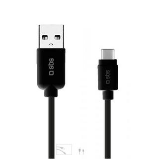 SBS  SBS TECABLEMICROC30K USB Kabel 1,5 m USB 3.2 Gen 1 (3.1 Gen 1) USB A USB C Schwarz 