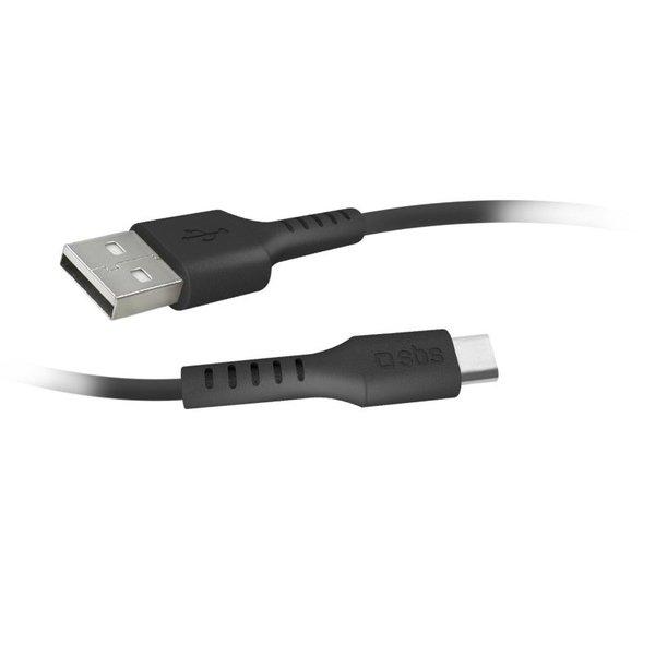 SBS  SBS TECABLEMICROC30K câble USB 1,5 m USB 3.2 Gen 1 (3.1 Gen 1) USB A USB C Noir 