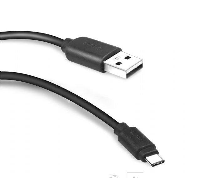SBS  SBS TECABLEMICROC30K USB Kabel 1,5 m USB 3.2 Gen 1 (3.1 Gen 1) USB A USB C Schwarz 