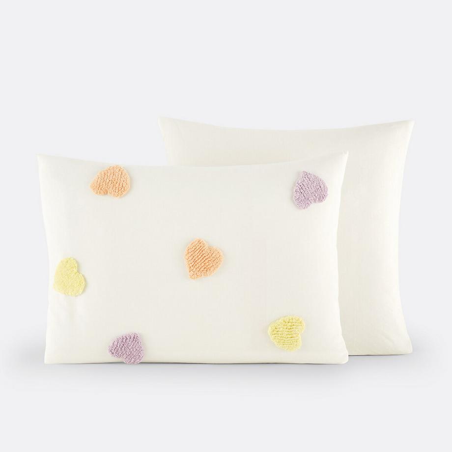 La Redoute Intérieurs Fodera per cuscino Jodie Motivo Cuore  