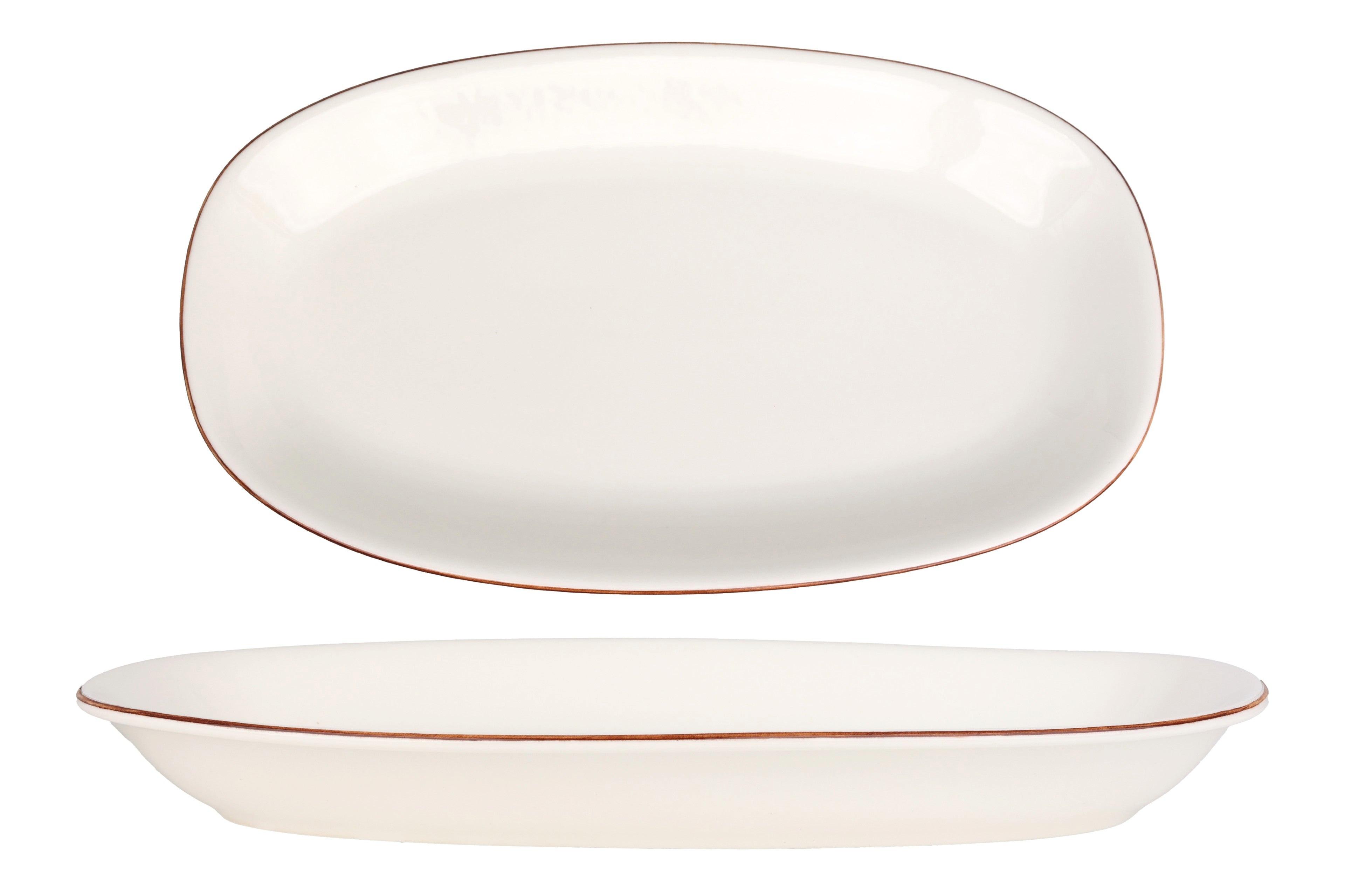 Bonna Assiette de service - Retro -  Porcelaine - lot de 2  