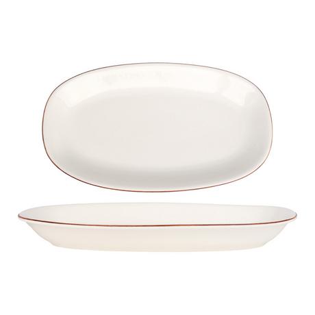 Bonna Assiette de service - Retro -  Porcelaine - lot de 2  