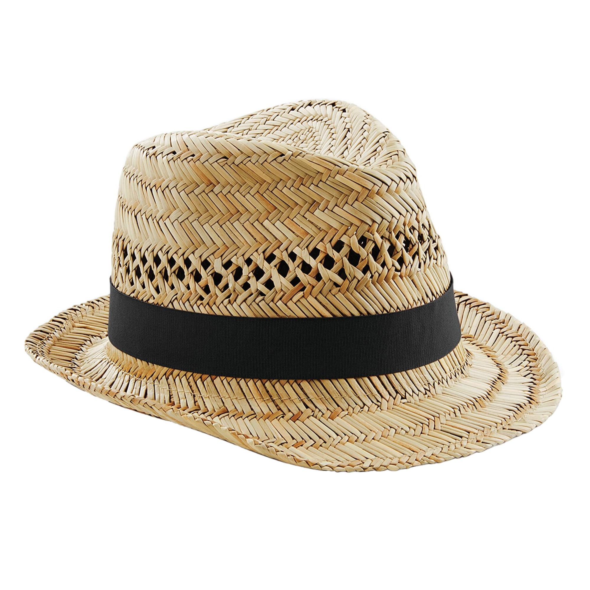 Beechfield Cappello da cowboy in paglia  