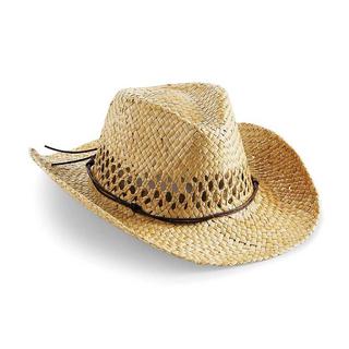 Beechfield Cappello da cowboy in paglia  