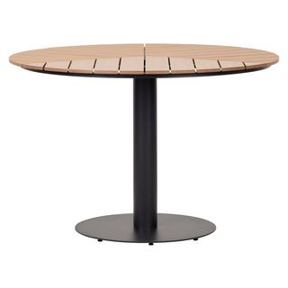 SCHOU Table de jardin HECTOR ronde Polywood Teck Frêne Ø113CM  