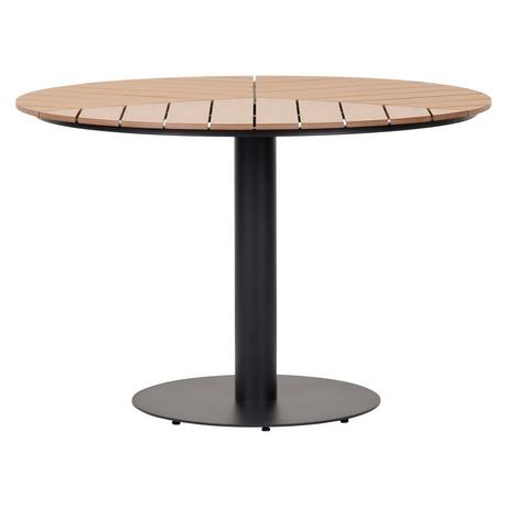 SCHOU Tavolo da giardino HECTOR rotondo Polywood Teak Ash Ø113CM  