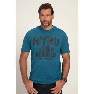 JP1880  T-Shirt, Halbarm, MYRO Print, Melange-Jersey 