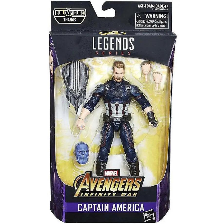 Hasbro  Avengers Infinity War Marvel Legends Thanos Series Captain America Action Figure 
