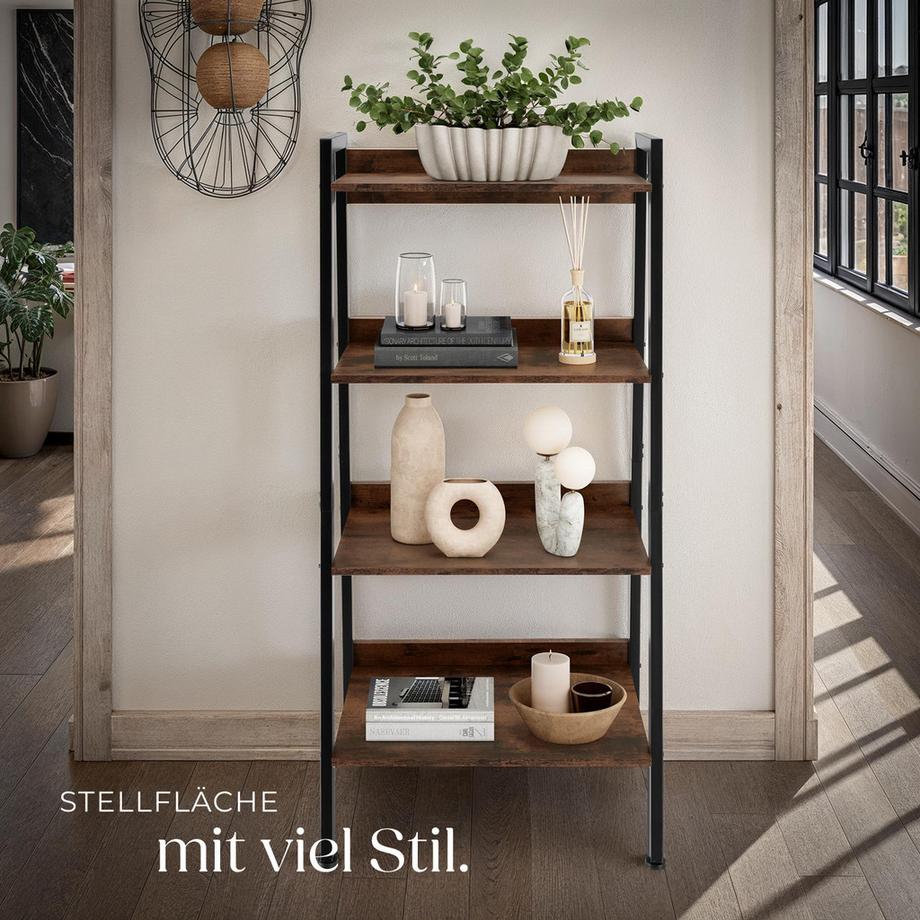 Tectake Scaffale a scala Chatham stile industriale  