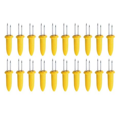 Northio  Maiskolbenhalter – 20er-Pack – gelb 