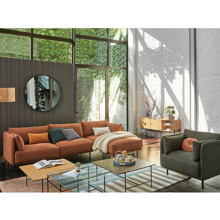 La Redoute Intérieurs Miroir rond noir Ø120 cm  