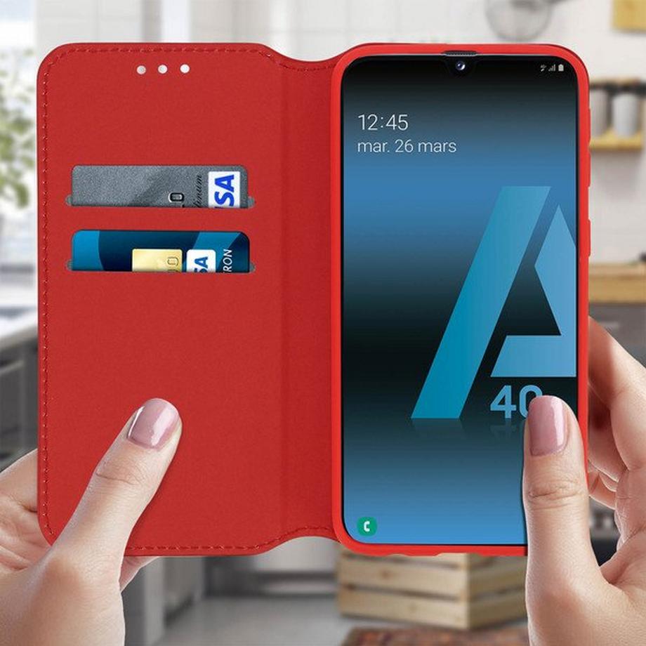 Avizar  Classic Cover Samsung Galaxy A40 Rot 