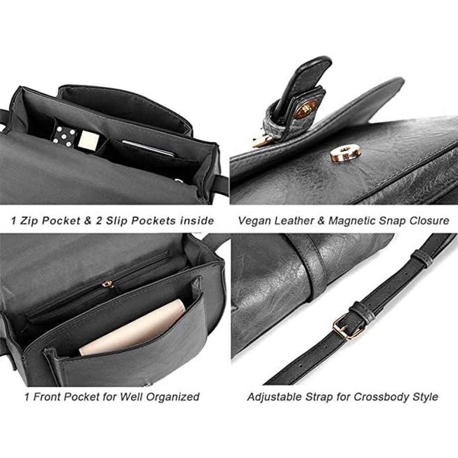 Only-bags.store Petit Sac à Bandoulière avec Bandoulière Amovible Réglable  