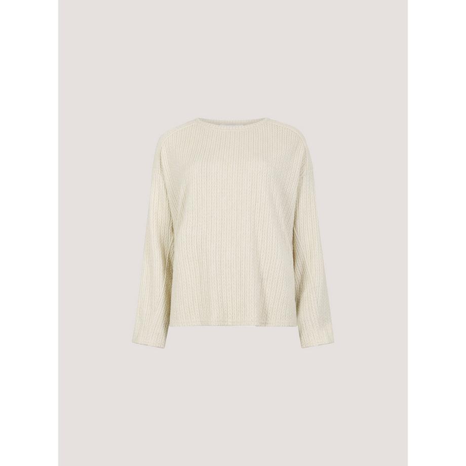 APRICOT Jersey Oberteil aus Jacquard Strick  