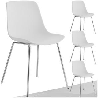 Tectake Chaises en plastique MAVE ergonomiques, 120 kg  