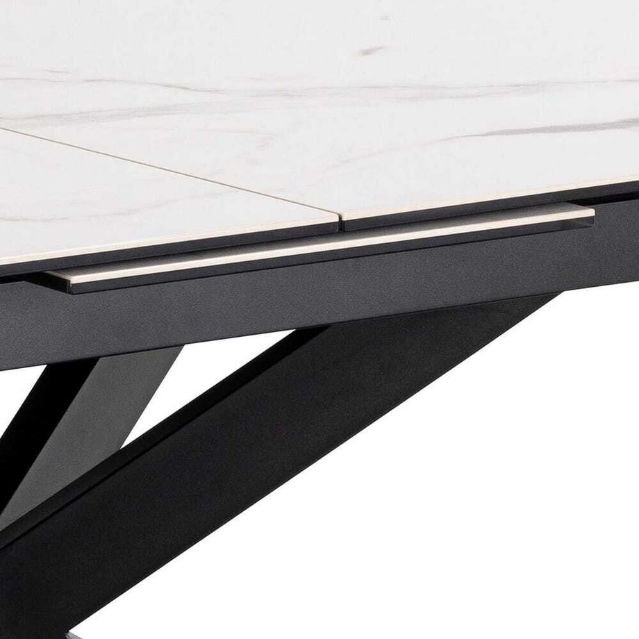 mutoni Esstisch Isolde Keramik weiss 168-210x90  