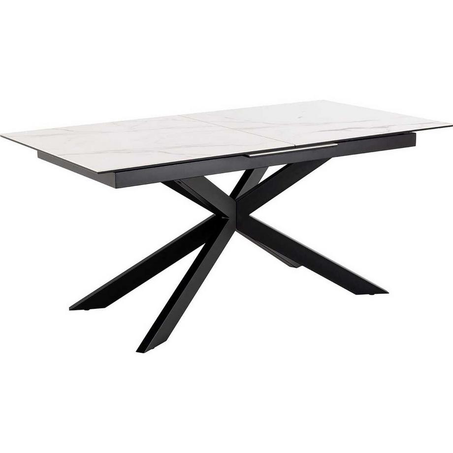 mutoni Esstisch Isolde Keramik weiss 168-210x90  