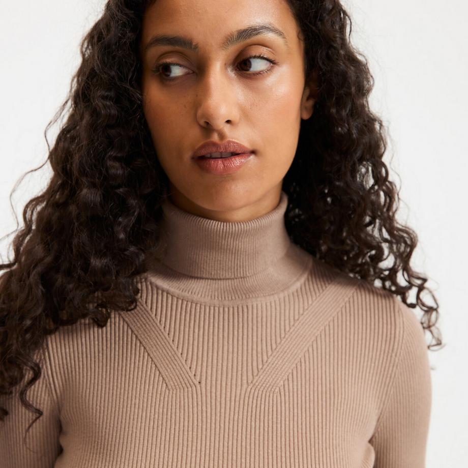 La Redoute Collections Feinstrick Rollkragenpullover  