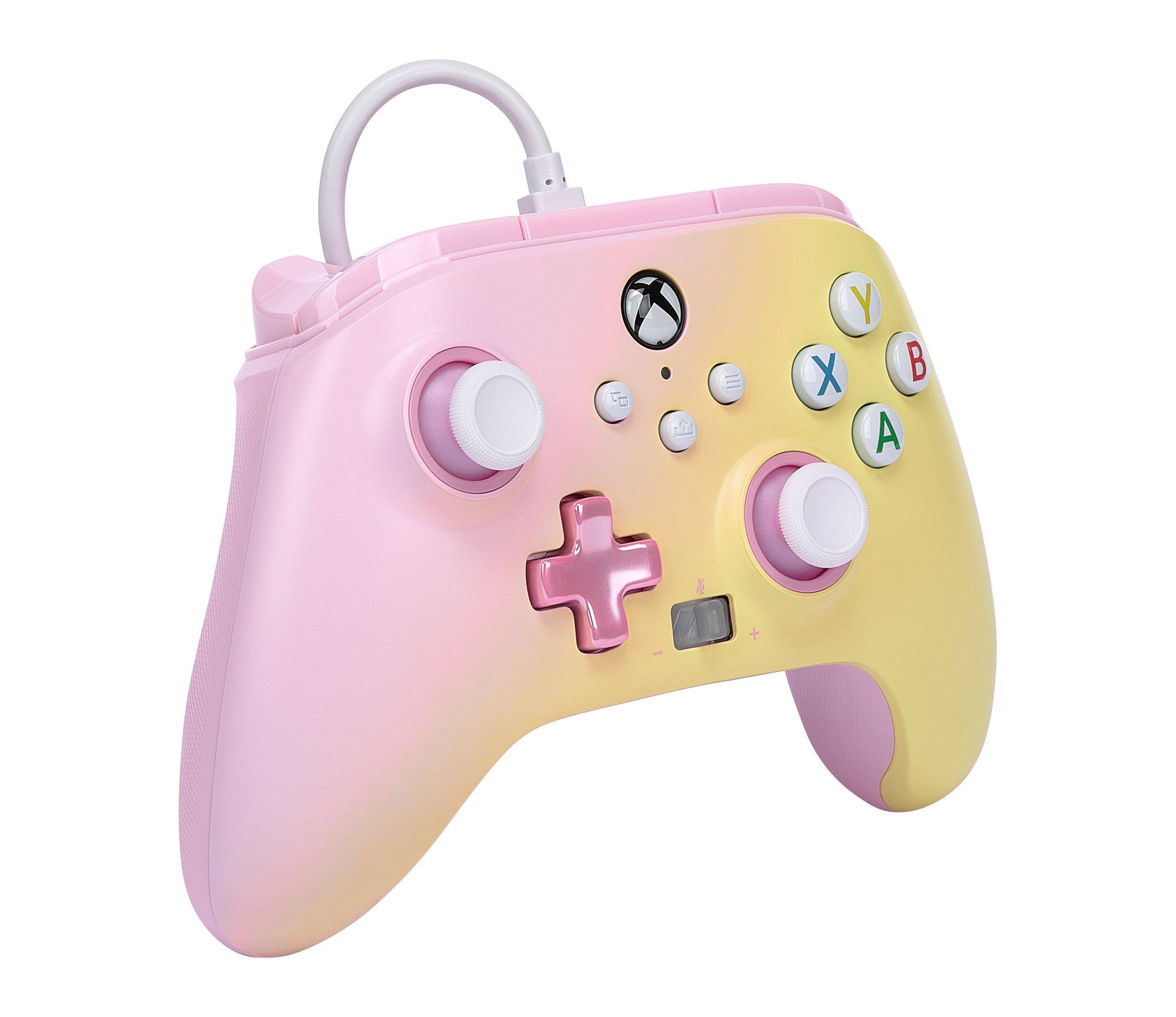 POWERA  Controller cablato avanzato per Xbox Series X|S - Limonata rosa 