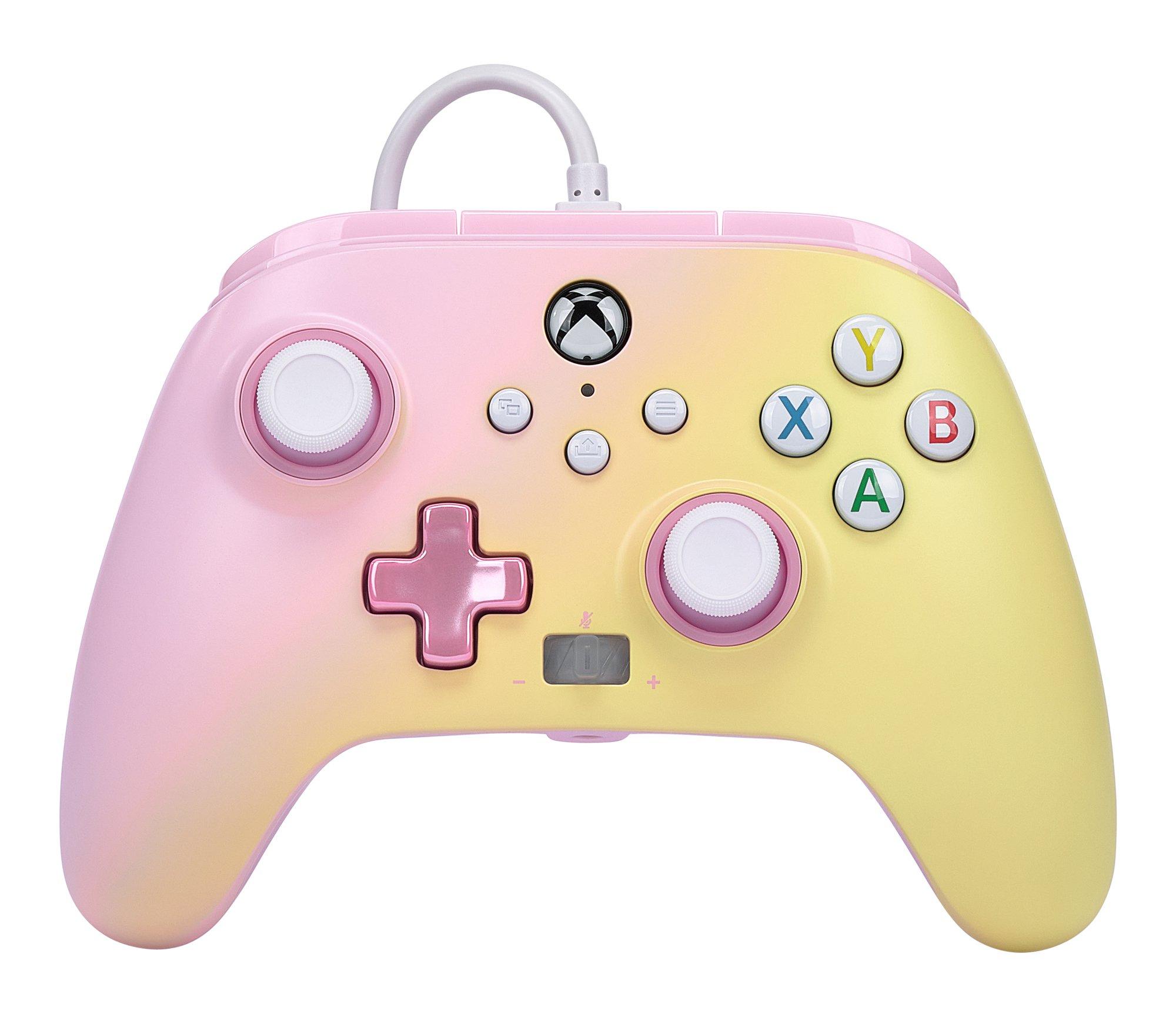 POWERA  Controller cablato avanzato per Xbox Series X|S - Limonata rosa 