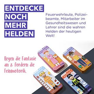 Activity-board  – Magnetspiel Box Dress Up – Krankenschwester zum Ankleiden I Fördert Motorik + Fantasie I Ideal für Zuhause und als Reisespiel für Kinder I Magnet Spielzeug Kinder I Spielzeug ab 3 Jahre 