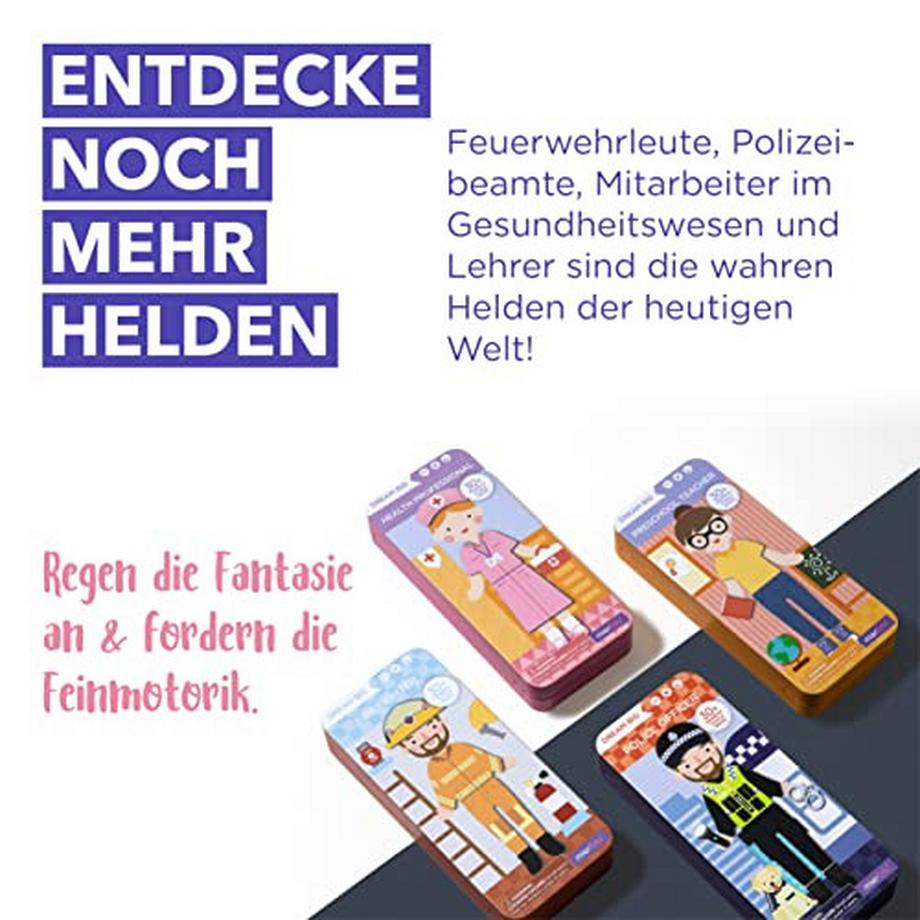 Activity-board  Magnetspiel Box Dress Up - Krankenschwester zum Anziehen I Fördert Motorik + Fantasie I Ideal für 