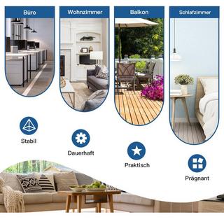 B2X Séparateur d'espace à 3 panneaux avec charnières robustes et base en acier brise-vue autoportant 260x 183 cm café  