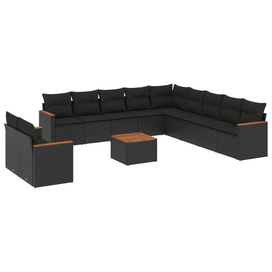 Ensemble de canapés de jardin rotin synthétique