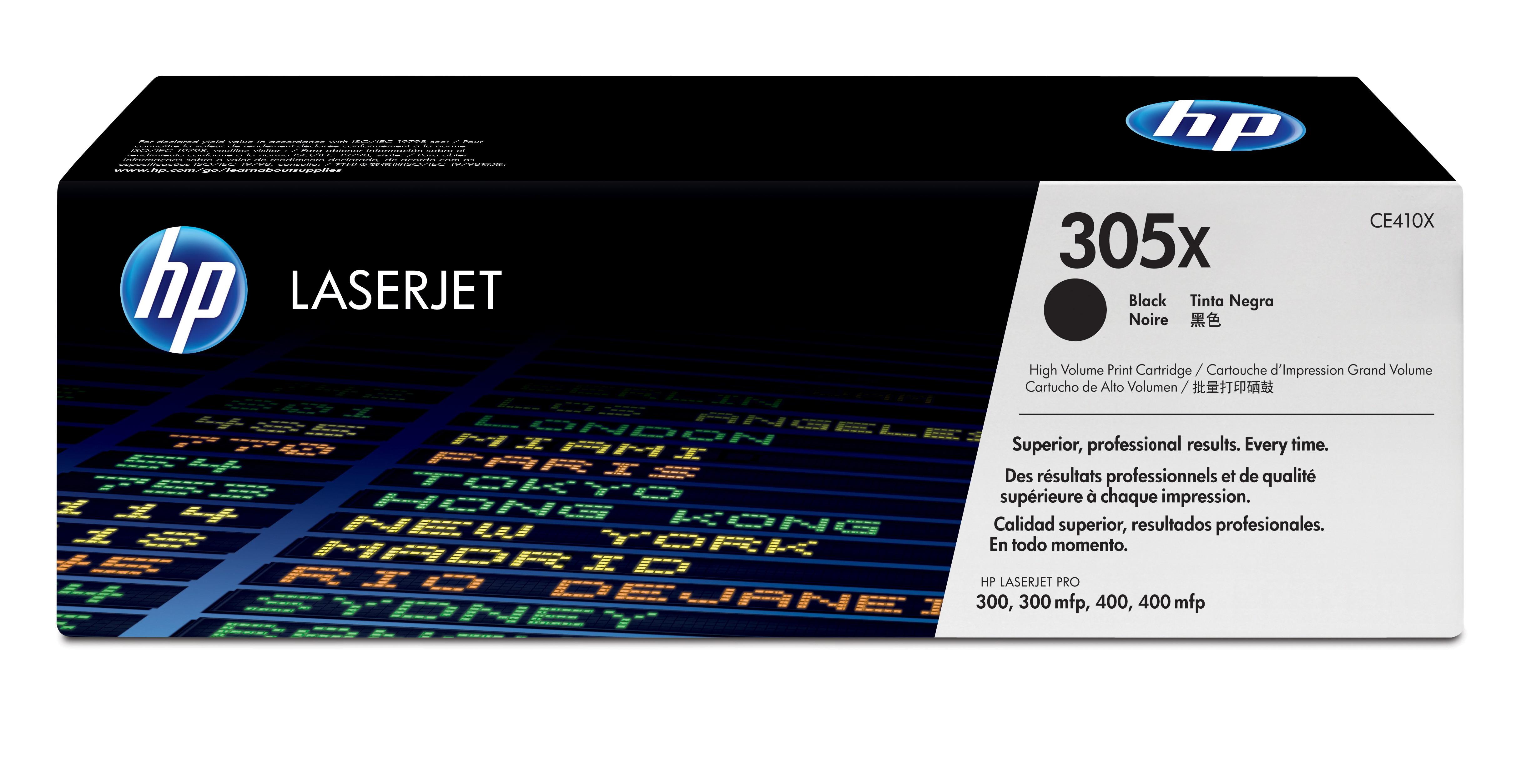 Hewlett-Packard  HP Toner-Modul 305X schwarz CE410X LJ Pro Color M375 4000 Seiten 