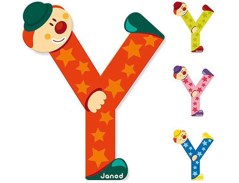 Janod Buchstaben Clown Y  