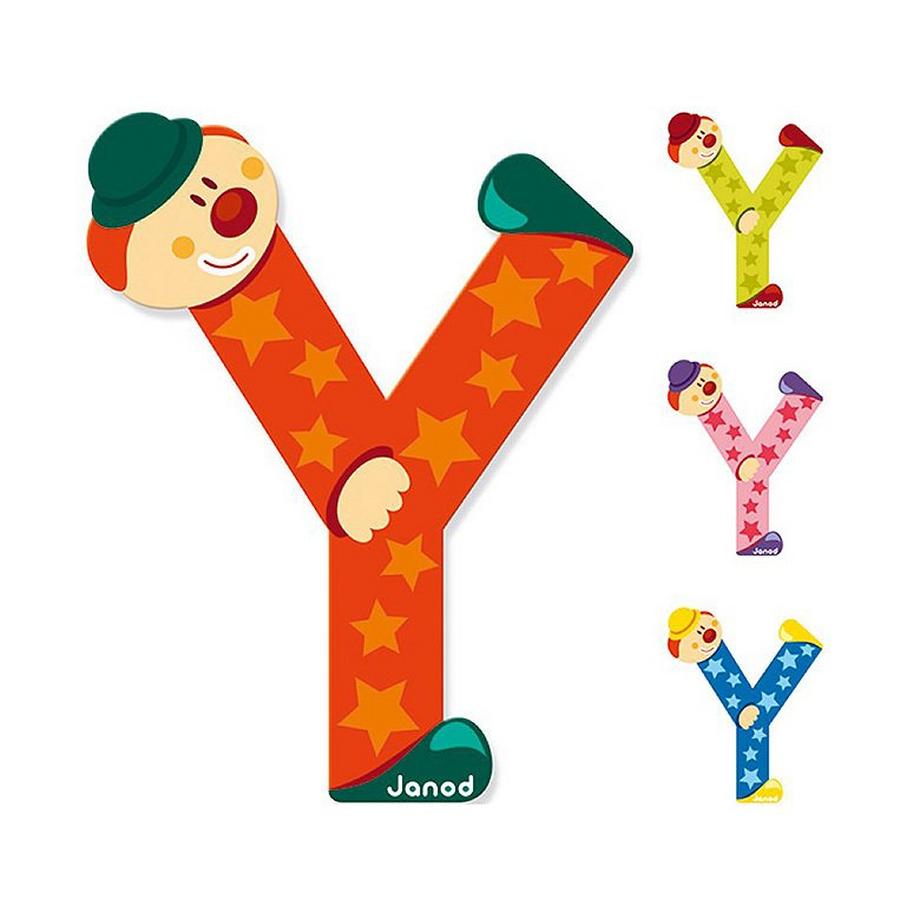 Janod Buchstaben Clown Y  