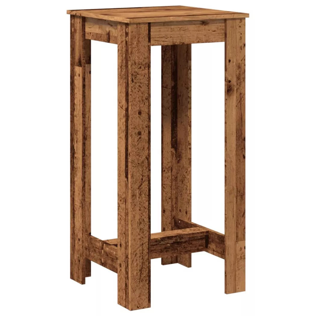 VidaXL - Table de bar bois d'ingénierie, One Size, Marron