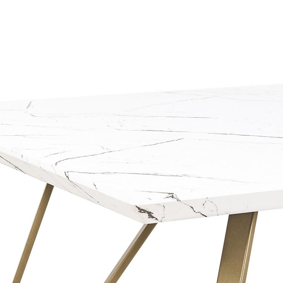 Beliani Esstisch aus MDF-Platte  MOLDEN  