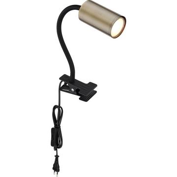 Spot à pince Robby métal noir mat 1xGU10