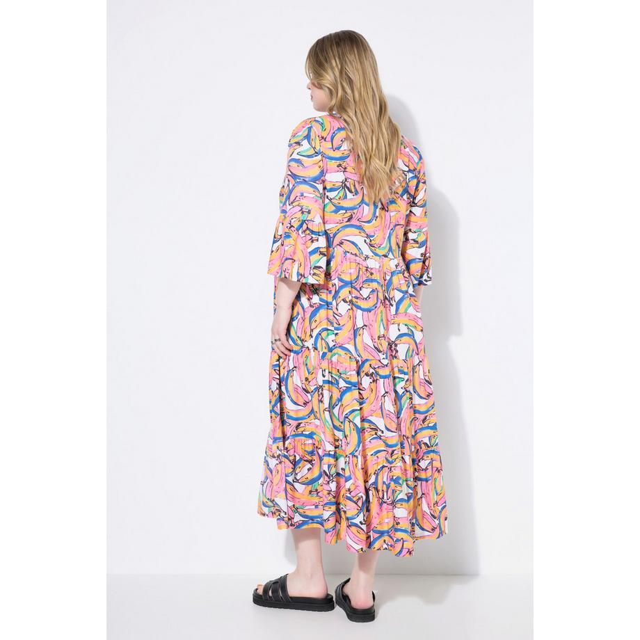 Studio Untold Robe Maxi Imprimé Bananes Volants  