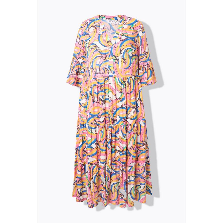 Studio Untold Robe Maxi Imprimé Bananes Volants  