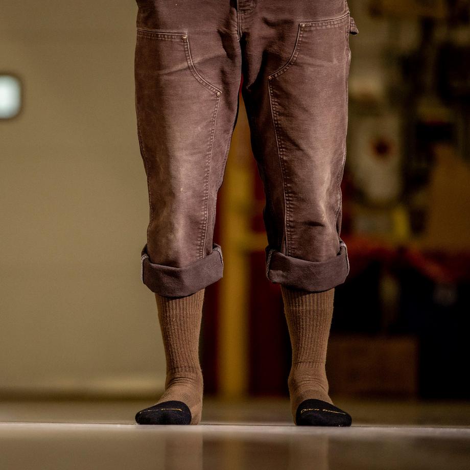 Darn Tough Vermont  Calze Uomo Lavoro in Lana Merino con Punta Imbottita Resistente 