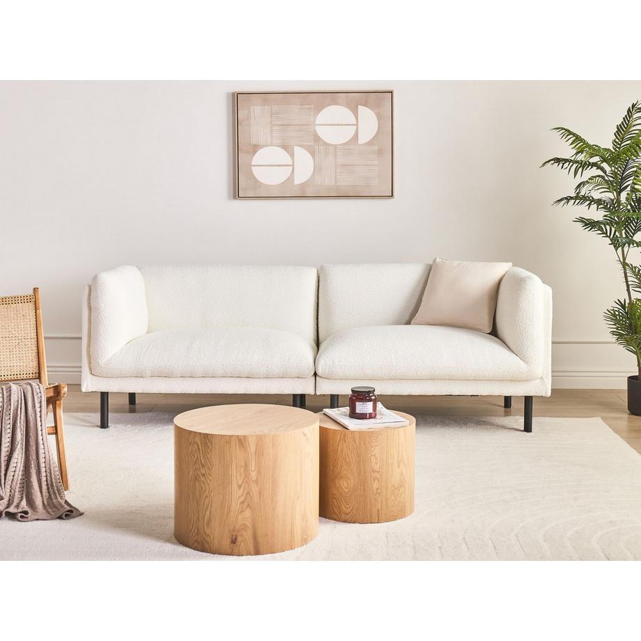 Beliani 3 Sitzer Sofa aus Bouclé  VORGOD  