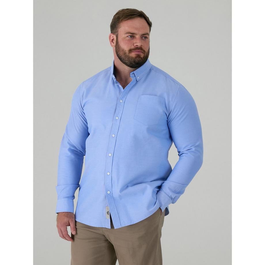 Duke Camicia Richard Oxford Kingsize Manica Lunga  