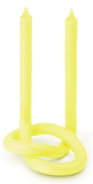 Knot Candles Bougie Knot Jaune  