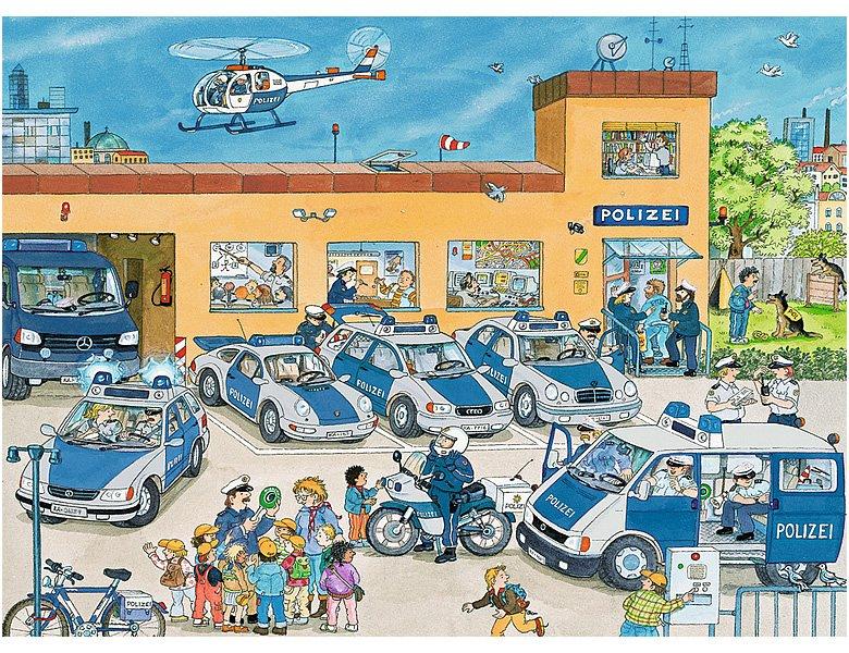 Ravensburger  Puzzle Polizeirevier (100XXL) 