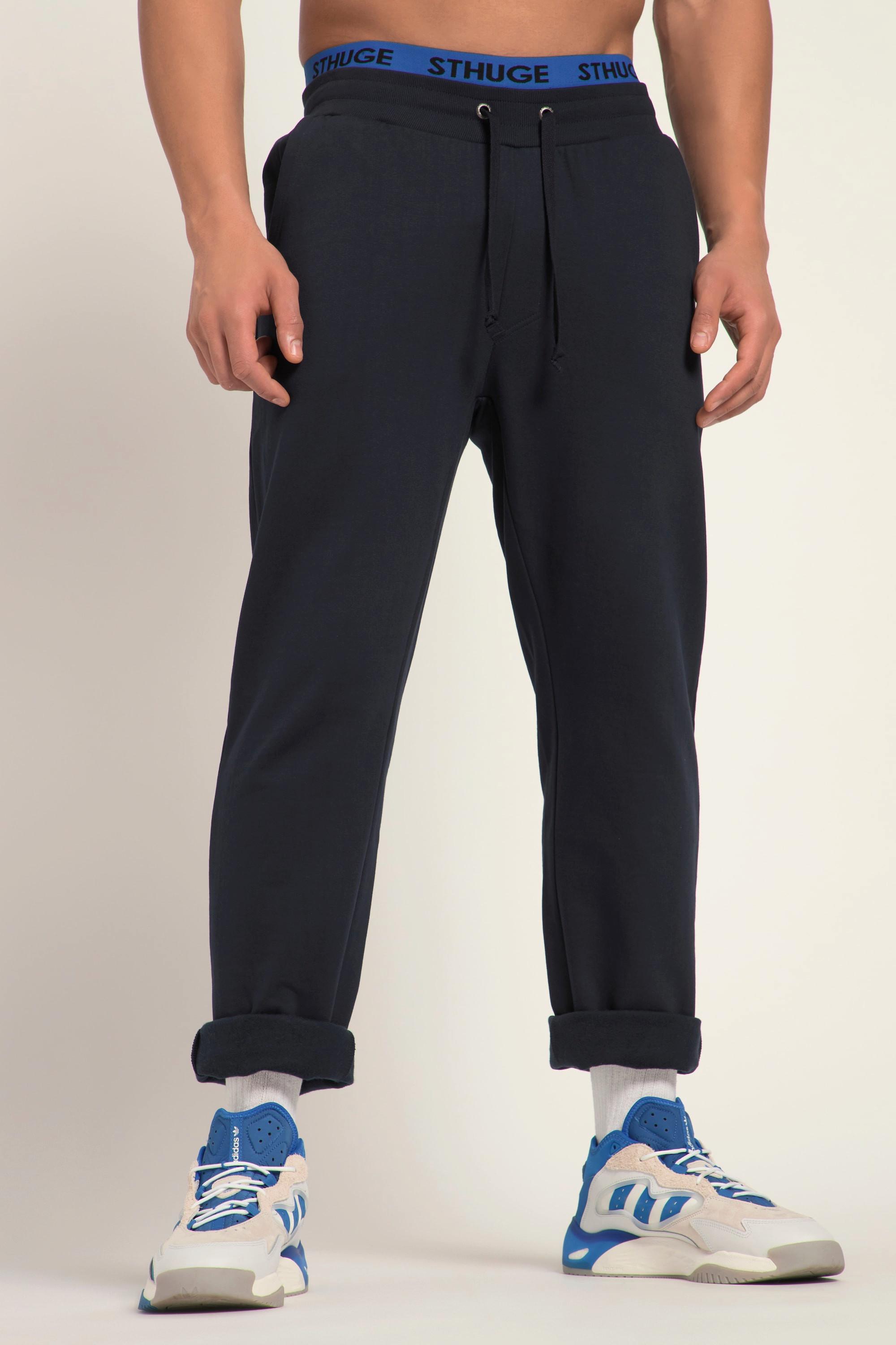 Sthuge  Pantaloni sportivi dalla vestibilità moderna con cintura elastica e quattro tasche, disponibili fino alla tg. 8XL 