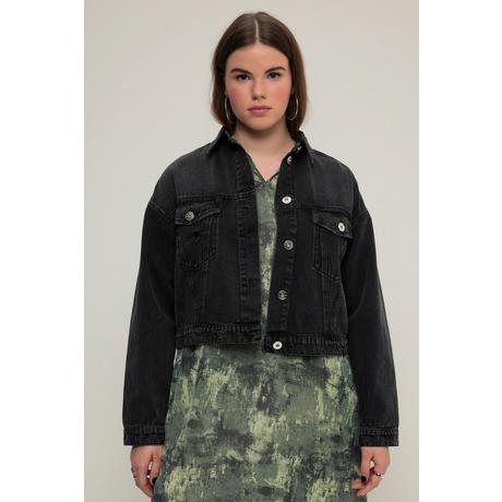 Studio Untold  Jeansjacke, oversized, Hemdkragen, Brusttaschen 